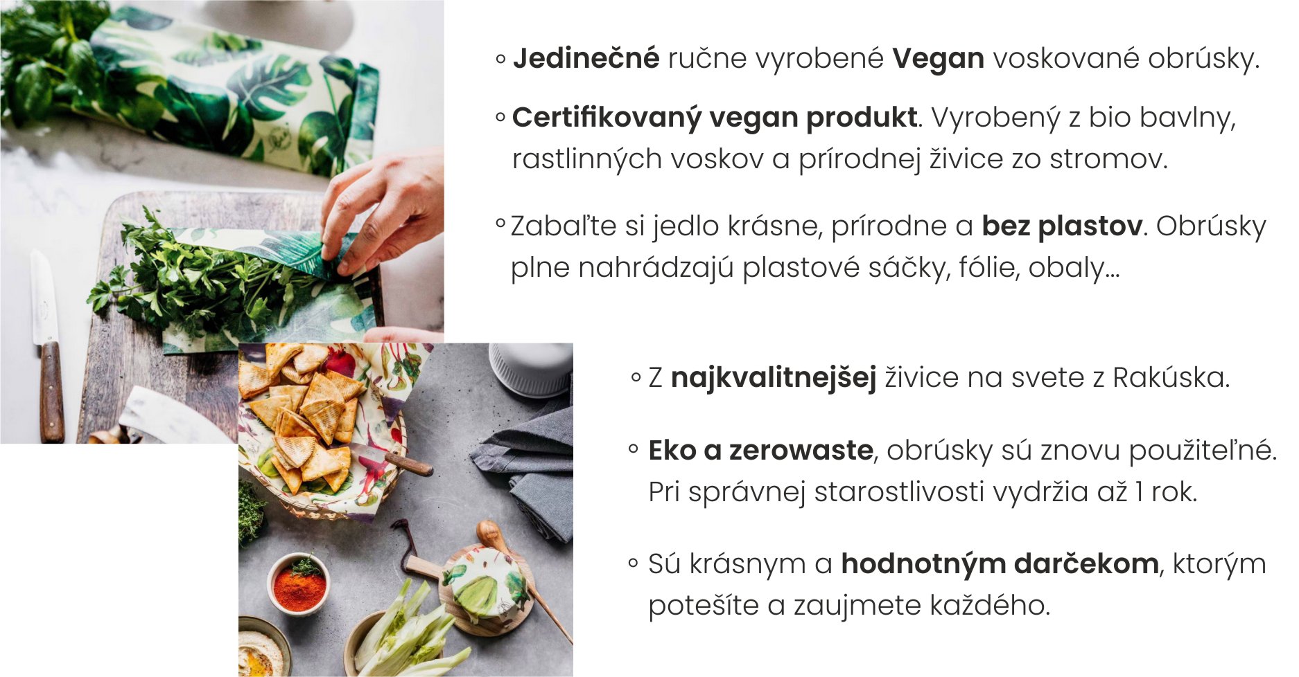 vegan obrusky -info1